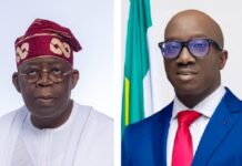 Edo Governor Monday Okpebholo Vows Massive 3.9 Million Votes for President Tinubu in 2027 Governor Okpebholo and President Tinubu