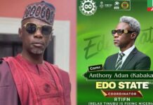 Controversy Sparks as Tony Kabaka is Unveiled as Edo Co-Coordinator for Seyi Tinubu’s RTIFN Advocacy Group Tony Kabaka